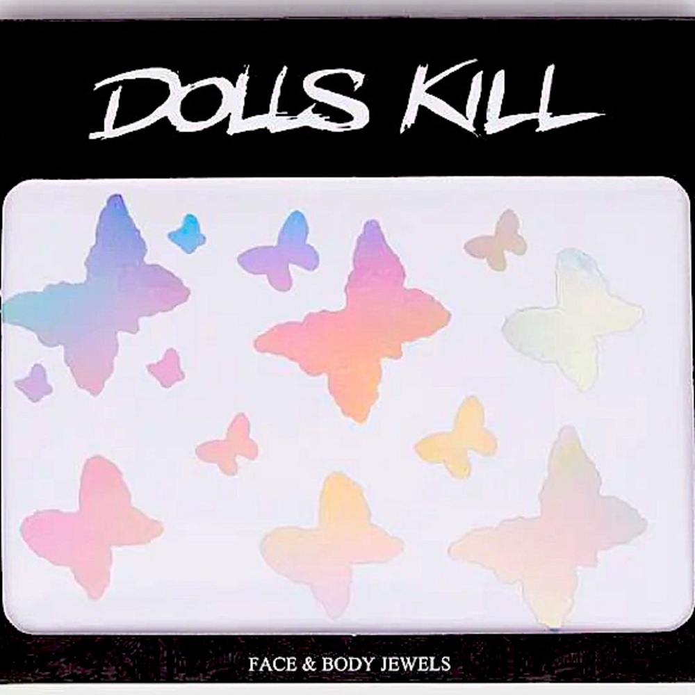 Dolls Kill/Lively Day Body Stickers/ Metallic/ Butterflies